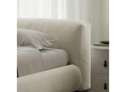 Elegantná sivá posteľná zábrana s moderným dizajnom