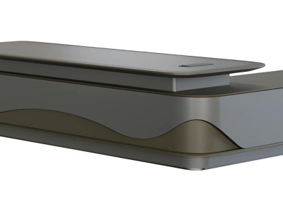 Moderná čierna a sivá písacia stôl