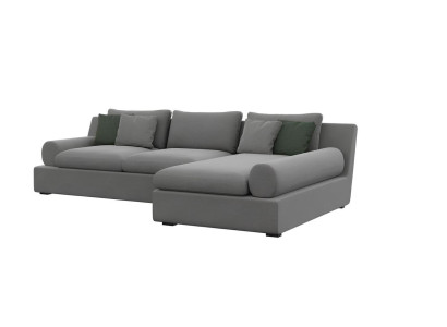 Estetská rohová lavica s tvarom a mäkkosťou materiálu