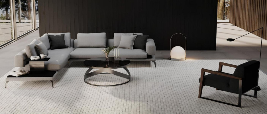 Rohová sedacia súprava s kreslom a funkciou - podrobnosti