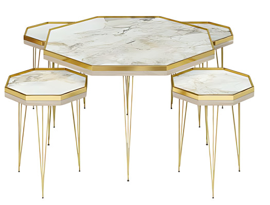 Sada čítacích stolíkov z dreva