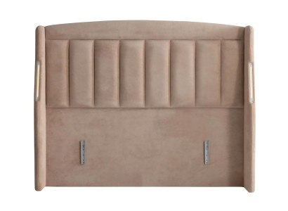 Elegantná čítacia posteľ s látkou a dreveným kobercom