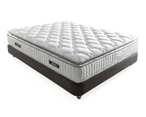 Elegantná posteľ s modernou textilnou matracou