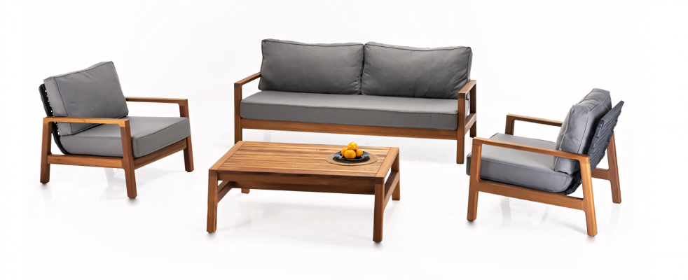 Elegantný vonkajší nábytok