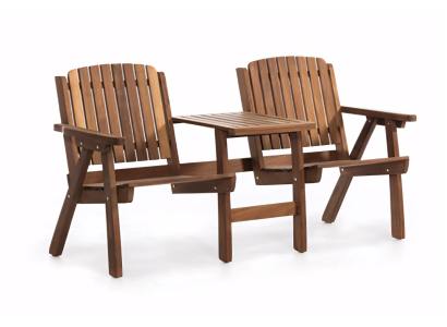 Riešenie lavice pre pohodlie doma a na záhrade