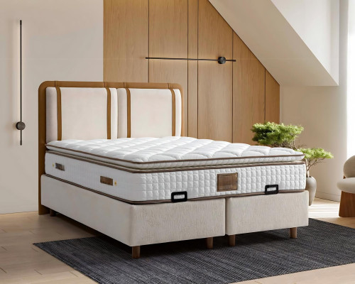 Neutrálne orechy premenia posteľ na viacúčelovú.