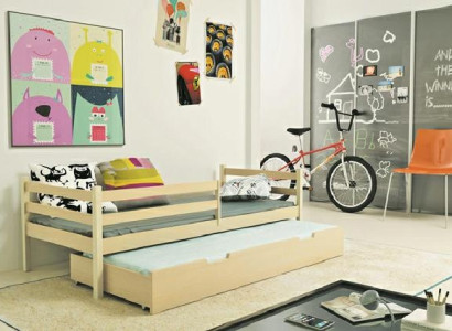 Kuchynská posteľ s dvoma posteľami, posteľ s úložným priestorom, detská posteľ, drevená posteľ