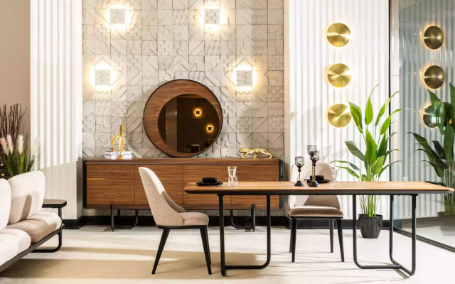 Möbel Esszimmer Tische 220x100 cm Esstisch Luxus Tisch Holz Esstische