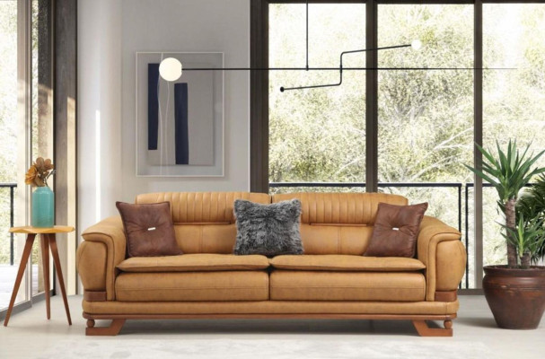 Sofagarnitur Sofa Garnitur Komplette Couchgarnitur 3+3+1 Sitzer Sessel