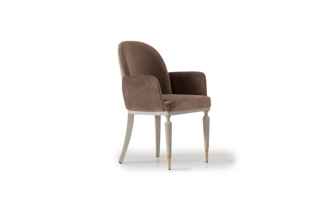 Essgruppe Essecke Esstisch Stühle Set 7tlg Esszimmer Beige Holz Design