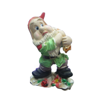 Garten Haus Dekoration Figur Statue Skulpturen Deko Figuren Zwerg Handarbeit M27
