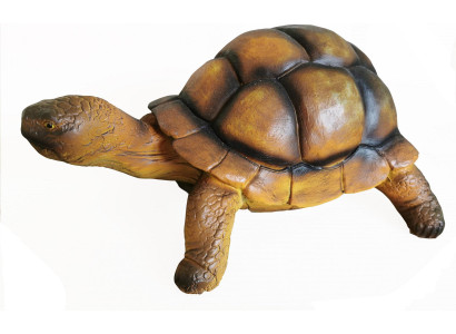 Schildkröte Zoo Garten Tier Figur Hand bemalte Skulptur Dekoration Statue Deko
