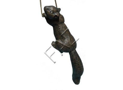 Design Eichhörnchen Figur Garten Statue Skulptur Figuren Skulpturen Deko Neu