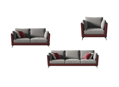 Sofagarnitur 3+2+1 Sitzer Stoff Textil Wohnlandschaft Sofas Couchen Polster