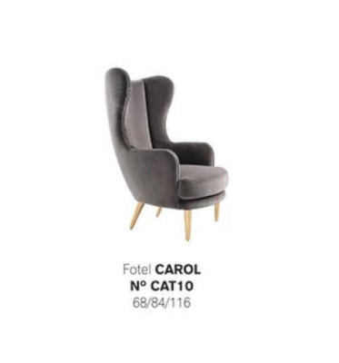Ohrensessel Sessel Lehnstuhl 1 Sitz Sitz Stoff Luxus Wohnzimmer Modern Grau Neu