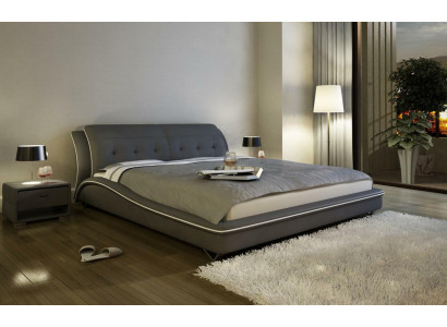 Modernes Design Bett XXL Betten Luxus Stil Doppel Hotel Leder 