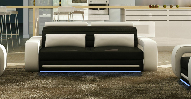 Ledersofa Couch Sofas Couchen 3 Sitzer Design Modern Sofa 3Sitzer Davos