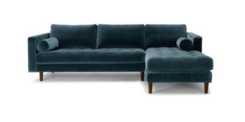 Ecksofa L-form Wohnlandschaft Eck Polstersofa Sitz Design Couch Sofas Stoff Neu