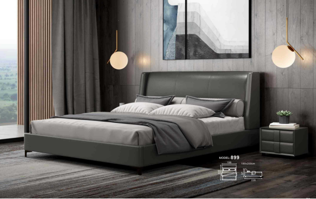 Bett Polster Design Luxus Doppel Hotel Betten Ehe 180x200cm Schlaf Zimmer Metall