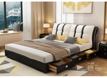 Designer Bett Schlafzimmer Betten Textil Hotel Luxus Polster Sitz Stoff Italien