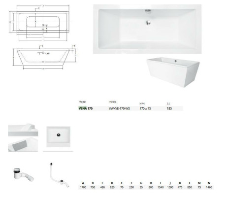 Badewannen Rechteckige Design Badewanne Weiß Moderne Badezimmer