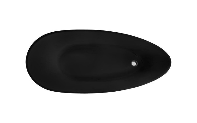 Schwarze LUXUS Design Freistehende Badewanne Wanne Bad Badewannen