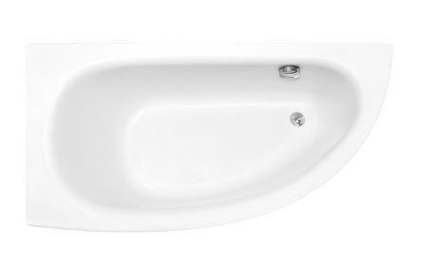 Badewanne Eckwanne Eck 150*70 cm Acrylwanne Wanne Bad Deko Eckbadewanne