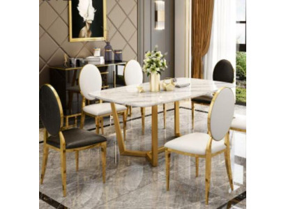 Design Esstisch Moderne Marmor Esszimmer Wohnzimmer Küche Tische Tisch