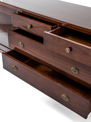 Anrichte schrank kommode schränke echte holz möbel kommoden vitrine sideboard