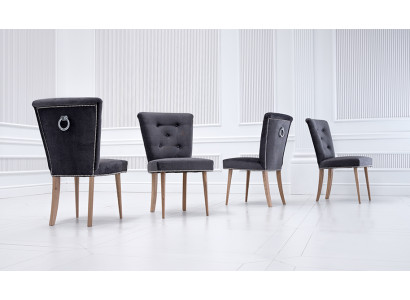 Chesterfield Stuhl Set Gruppe 2x Lehnstuhl Stühle Garnitur Sitz Polster Neu