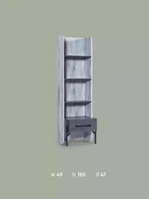 Regal Schrank Bücherregal Schränke Mehrzweck Möbel Braun 165x49x47