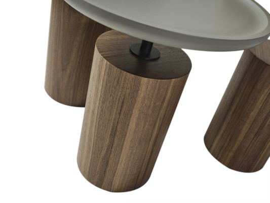 Design Couchtische Kaffeetische Rund Tisch Holz Tische Wohnzimmer Neu