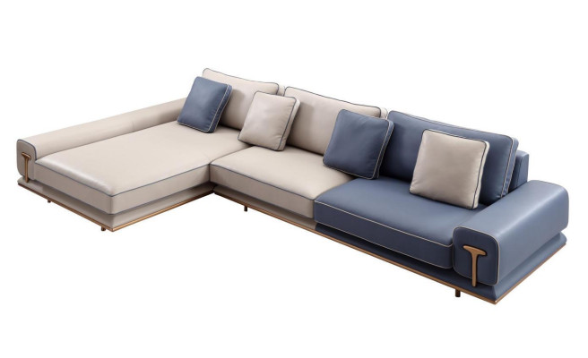 Ecksofa L form Eckgarnitur Großes Sofa Polstersofa Stoffsofa Neu Wohnzimmer