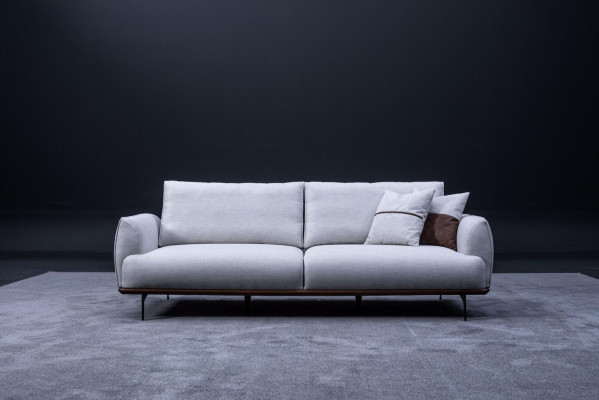Luxus Designer Dreisitzer Textilmöbel Wohnzimmer Polstersofas Neu