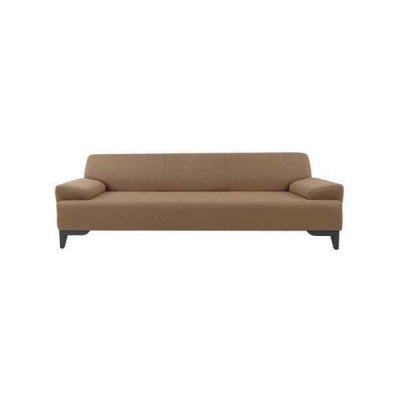 Brauner Zweisitzer Wohnzimmer Polster 2-Sitzer Moderner 2-er Couch Neu