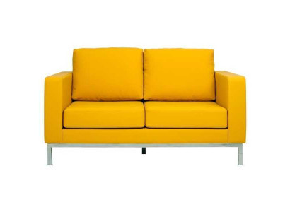 Kunstleder Couch Wohnlandschaft 2 Sitzer Design Modern Sofa Sofas Couche Neu