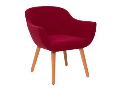 Roter Stilvoller Designer Stuhl Holzstuhl Esszimmerstuhl Designer Möbel