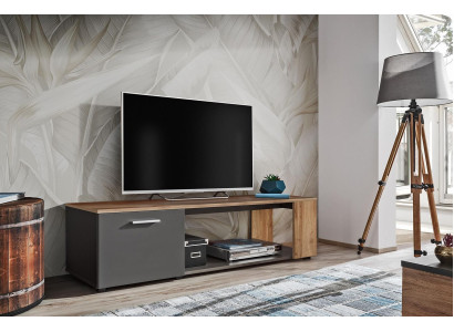 Luxus TV-Ständer Wohnzimmer Holz Kommode Designer Sideboard Wohnwand Neu