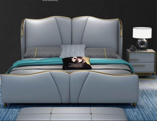 Design Blau 2x Nachttisch Beistelltische Schlafzimmer Holz Luxus Konsolen