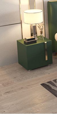Nachttisch Konsolen Nacht grün Tische Beistell Schlafzimmer Tisch Nachtkosolen
