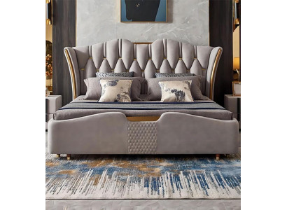 Chesterfield Bett Polster Design Luxus Doppel Hotel Betten Luxus Hotel Neu