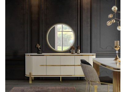 Luxus Sideboard Kommode Holz Anrichte Schrank Esszimmer Modern Weiß