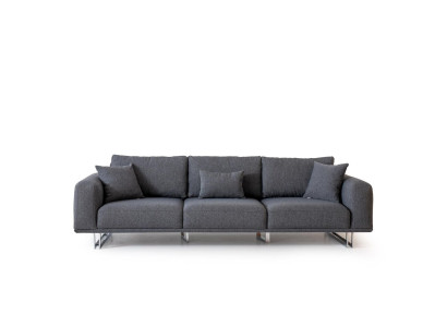 Sofa 4 Sitzer Relax Couch Couchen Bettfunktion Viersitzer Textil Sofas