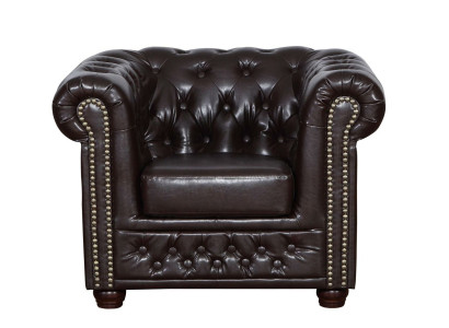 Chesterfield Sessel Fernseh Couch 1 Sitzer Sofa Textil Leder Couchen Polster