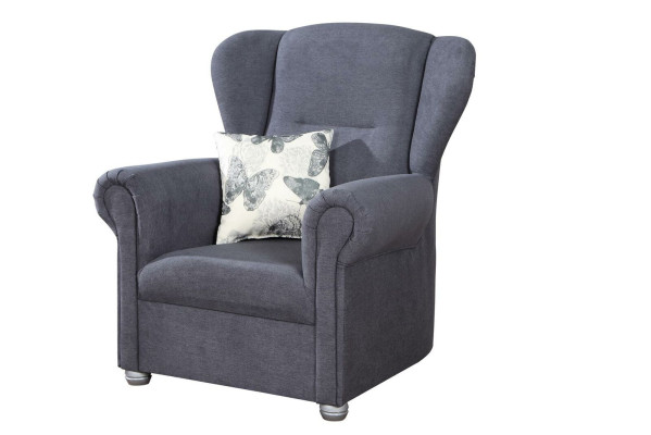 Modern Design Ohrensessel Stoff Couch Sofa Polster Sofas Sessel Fernseh