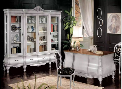 Weiße Büro Möbel Schreibtisch Bücherregal Luxus Tisch Regal Einrichtung