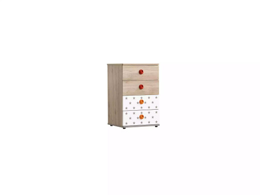 Kindermöbel Kommode Stern Schrank Holz Kommoden Sideboard Design Weiß