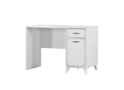 Kinderschreibtisch Schreibtisch Computertisch Holz Weiß Design Tisch Tische