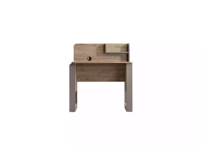 Garnitur Schreibtisch Holz Tisch Regal Braun Kinderzimmer Arbeitstisch