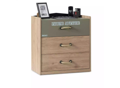 Kommode Schrank Holz Kommoden Kindermöbel Sideboard Design Grün Luxus